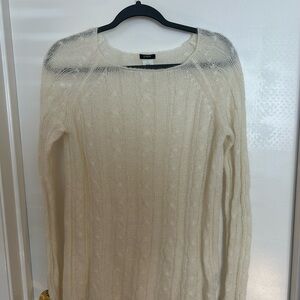 J. Crew Cream Cable Knit Sweater